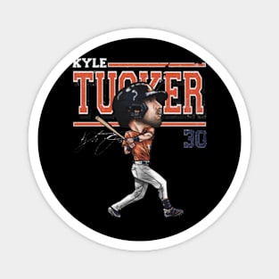 Kyle Tucker Houston Cartoon Magnet